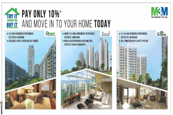 Try it before you buy it at M3M homes in Gurgaon
